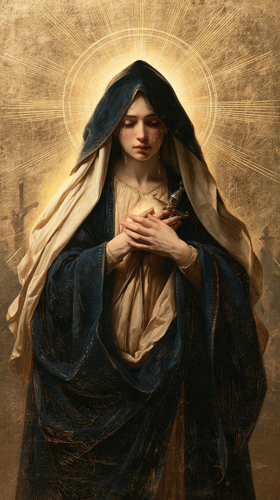 Our Lady of Sorrows - Sacred Gold · Portrait n° 11