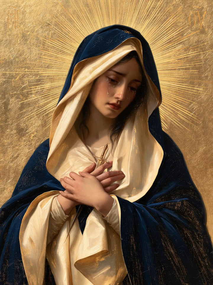Our Lady of Sorrows - Sacred Gold · Portrait n° 15