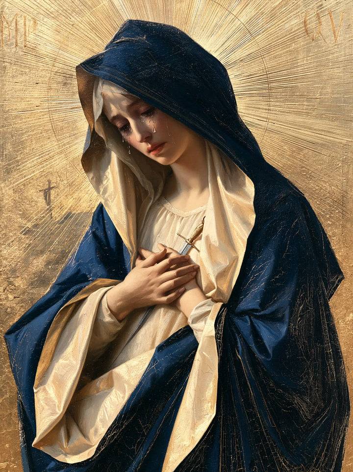 Our Lady of Sorrows - Sacred Gold · Portrait n° 16