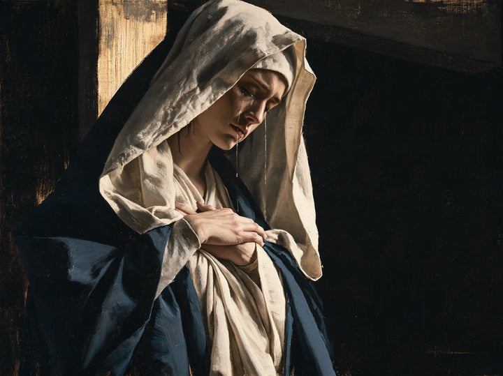 Our Lady of Sorrows — The Heart beneath the Pale Ash Veil