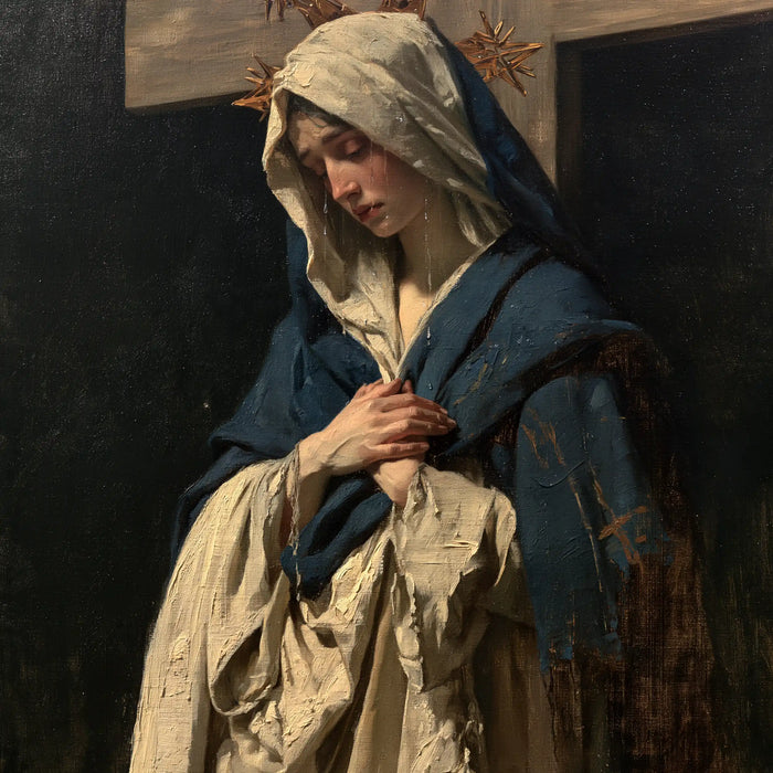 Our Lady of Sorrows — Sorrow in Stone-Colored Cloth