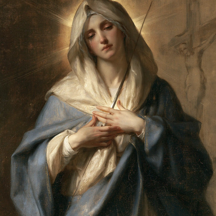 Our Lady of Sorrows — The Dark Line among the Cloths