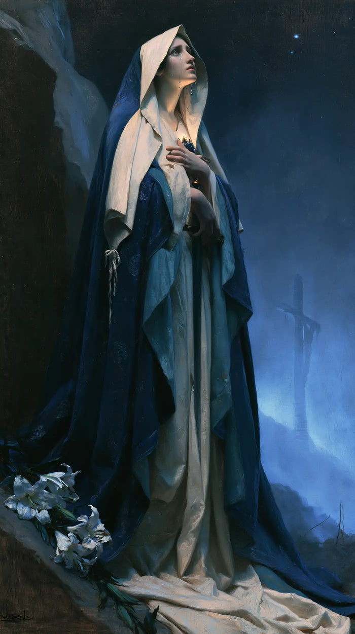 Our Lady of Sorrows — The Face Turned toward Sparse Stars