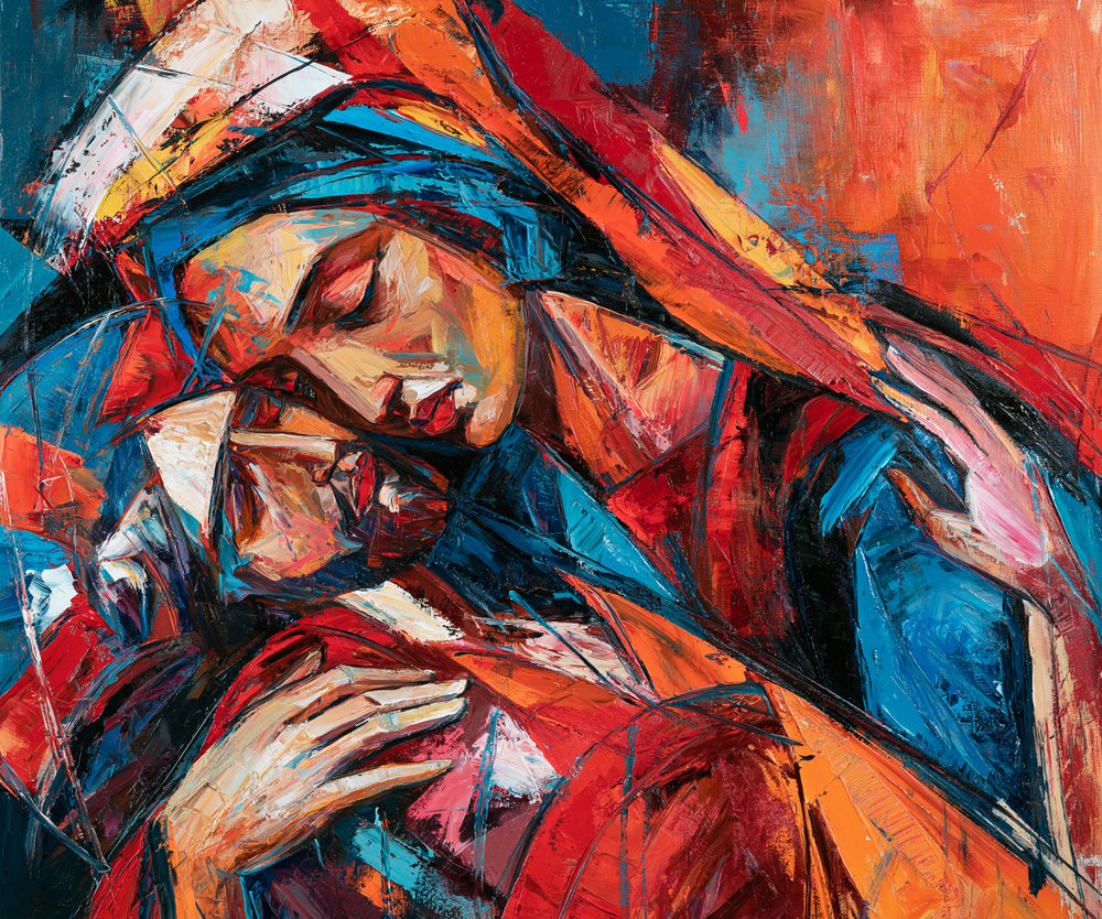 La Pietà - Espressionista · Paesaggio n° 2 - Arte cristiana