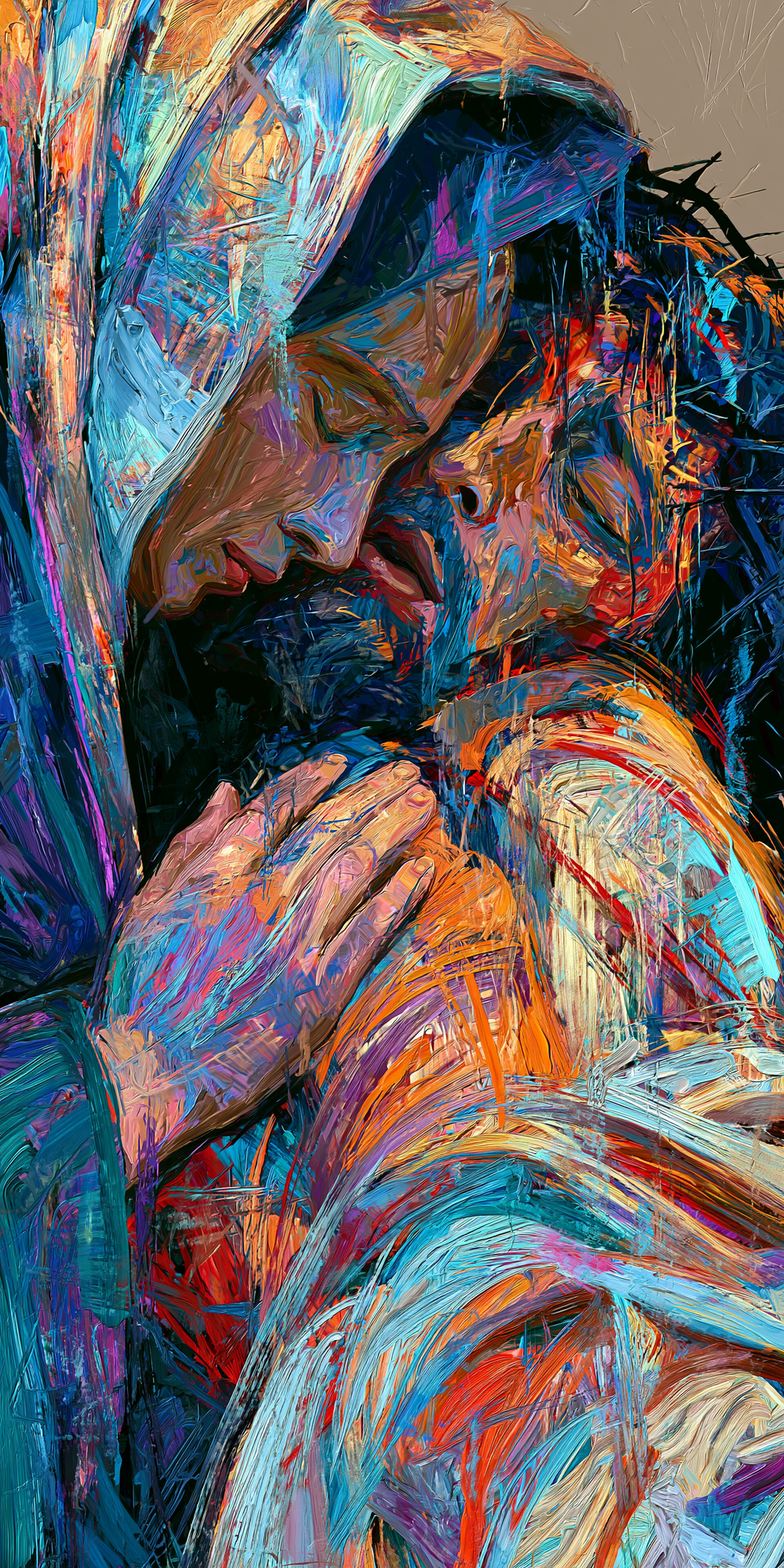 La Pietà - Espressionista · Ritratto n° 1 - Arte cristiana