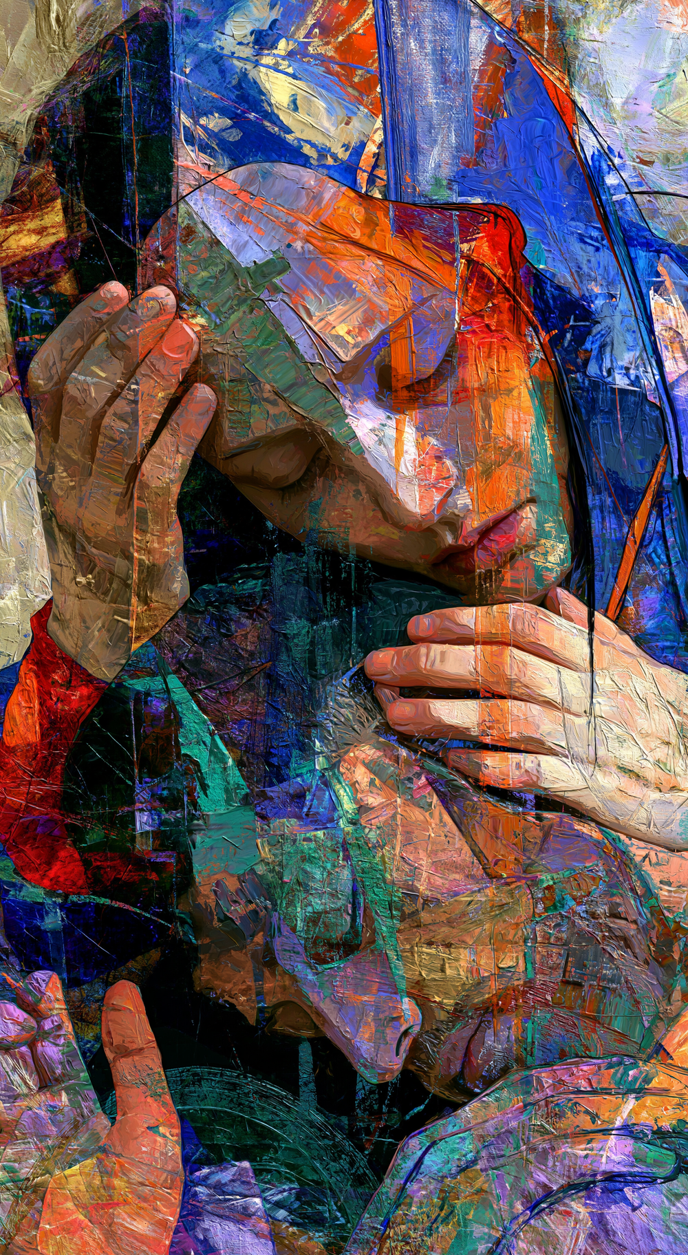 La Pietà - Espressionista · Ritratto n° 3 - Arte cristiana