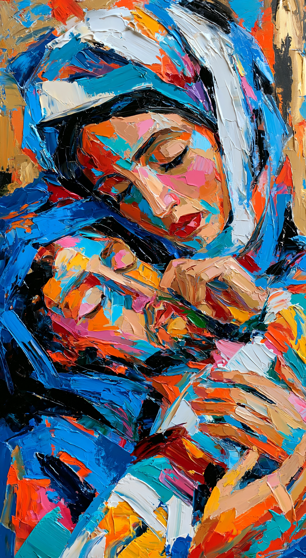 La Pietà - Espressionista · Ritratto n° 4 - Arte cristiana