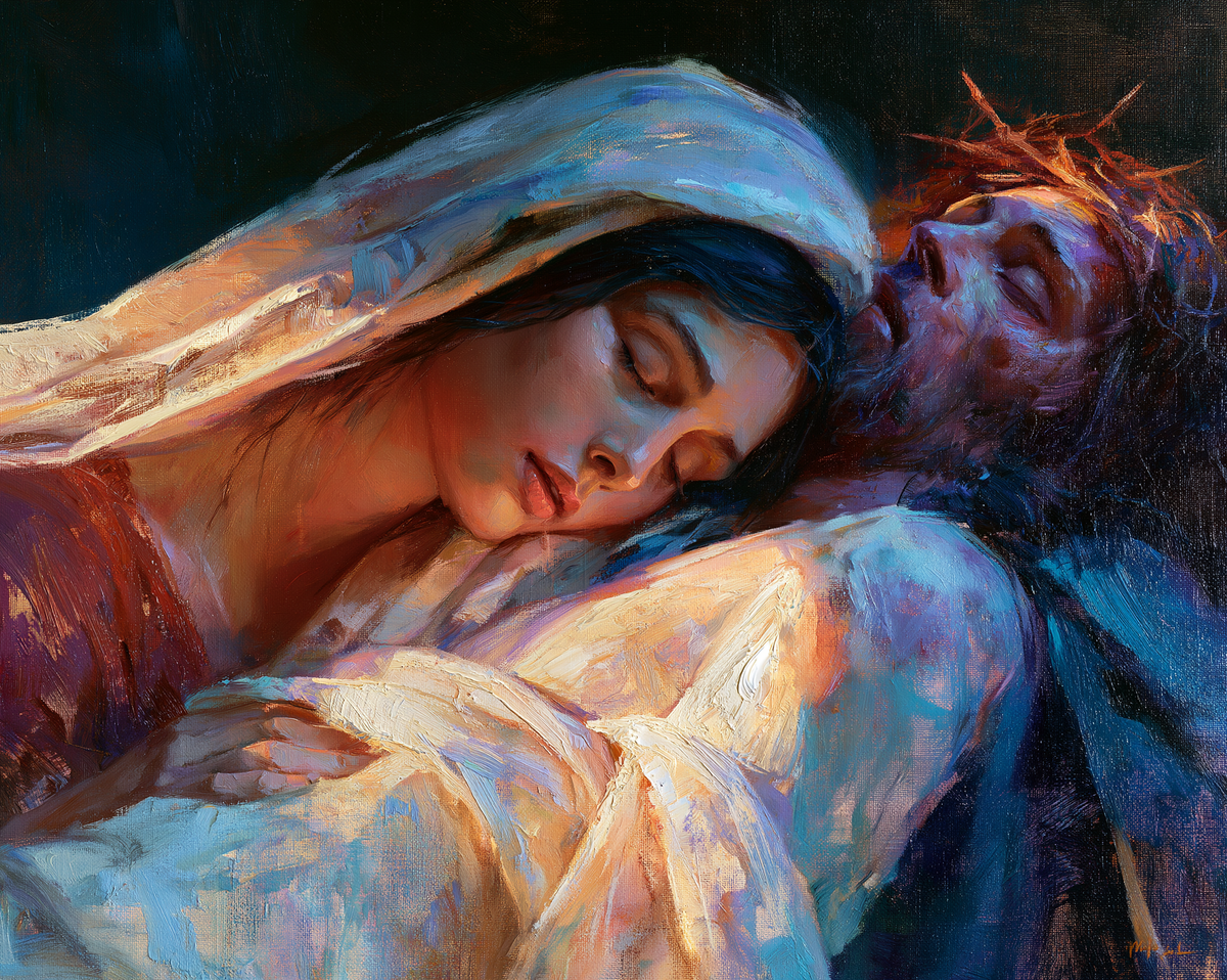 La Pietà - Impressionista · Paesaggio n° 6 - Arte cristiana