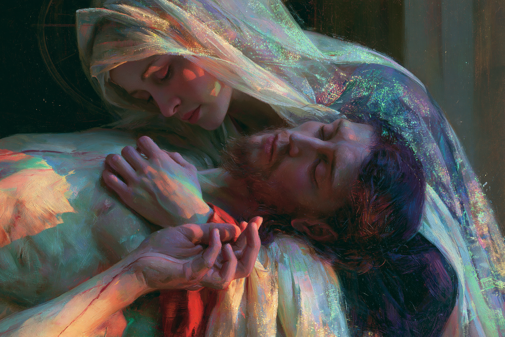 La Pietà - Impressionista · Paesaggio n° 9 - Arte cristiana