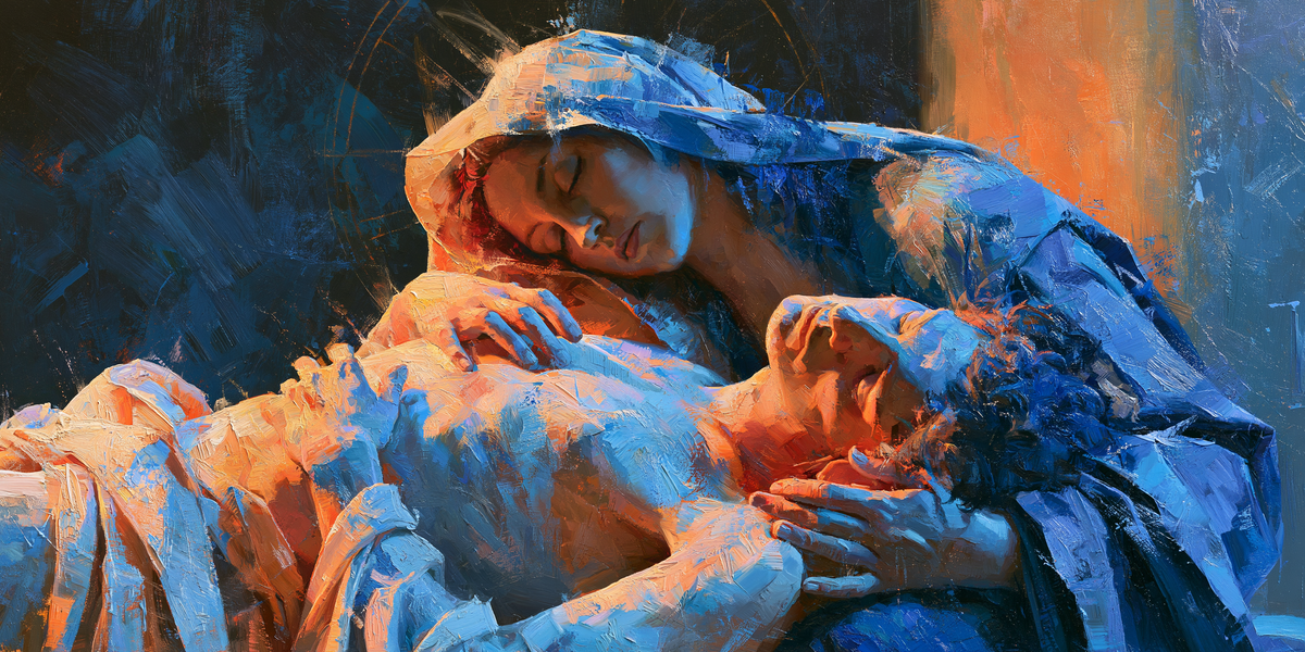 La Pietà - Impressionista · Paesaggio n° 14 - Arte cristiana