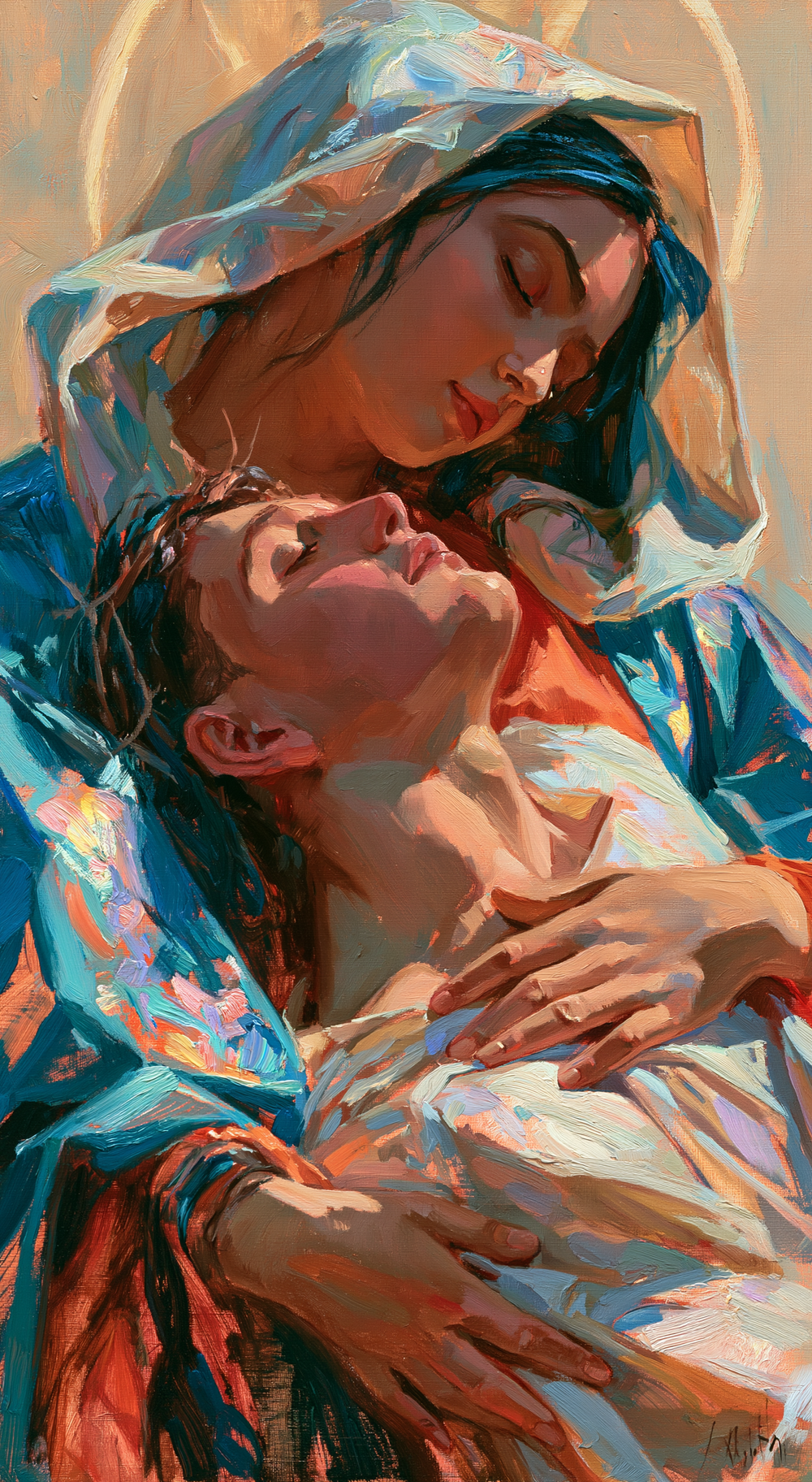 La Pietà - Impressionista · Ritratto n° 5 - Arte cristiana