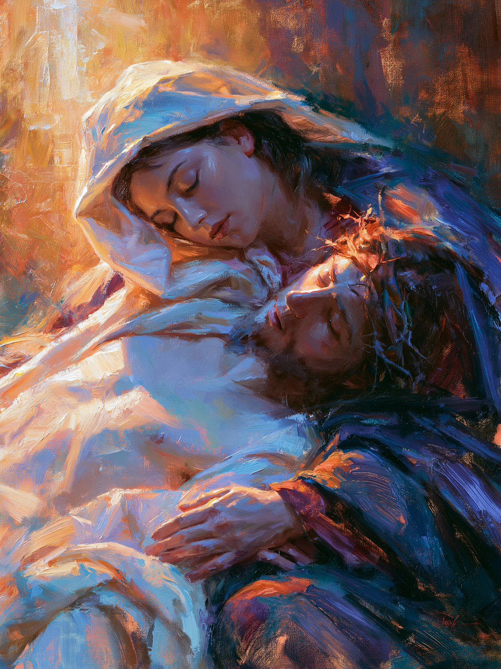 La Pietà - Impressionista · Ritratto n° 14 - Arte cristiana