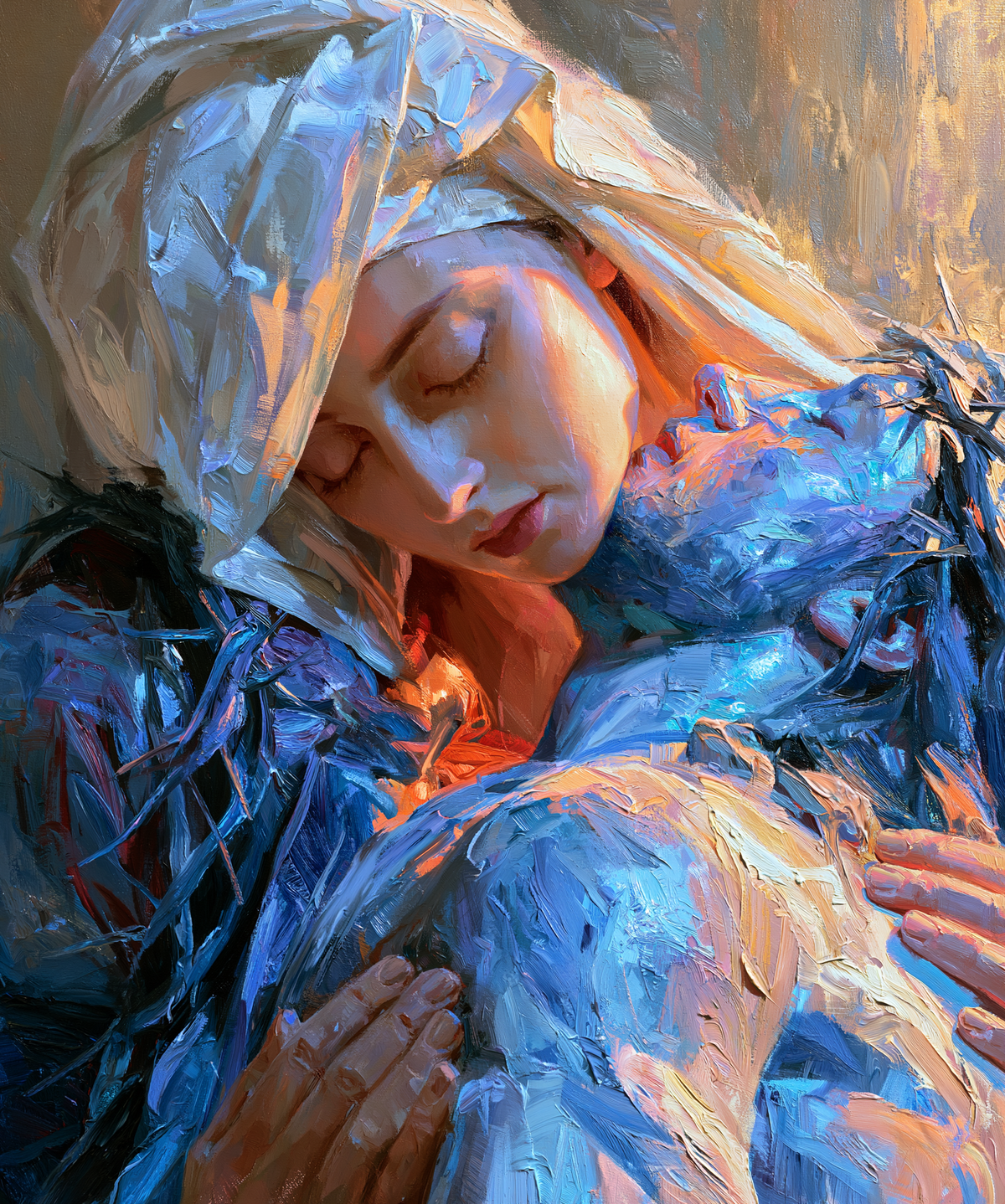 La Pietà - Impressionista · Ritratto n° 18 - Arte cristiana