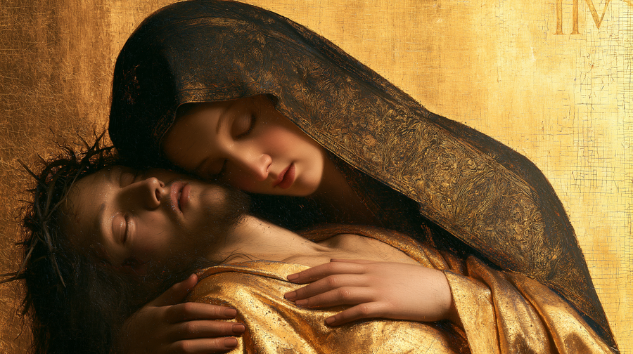 La Pietà - Sacred golden · Landscape n° 4