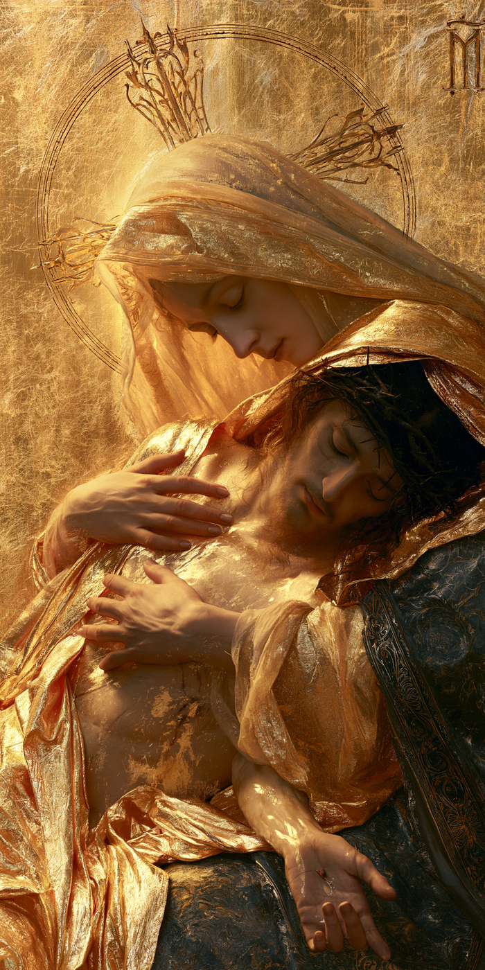 The Pietà - Sacred Gold · Portrait n° 1