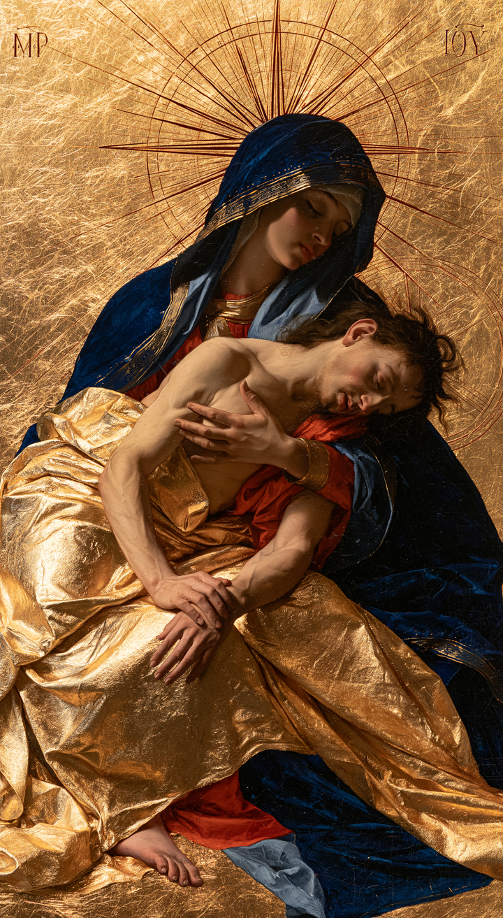 The Pietà — The Rays Behind the Blue Veil
