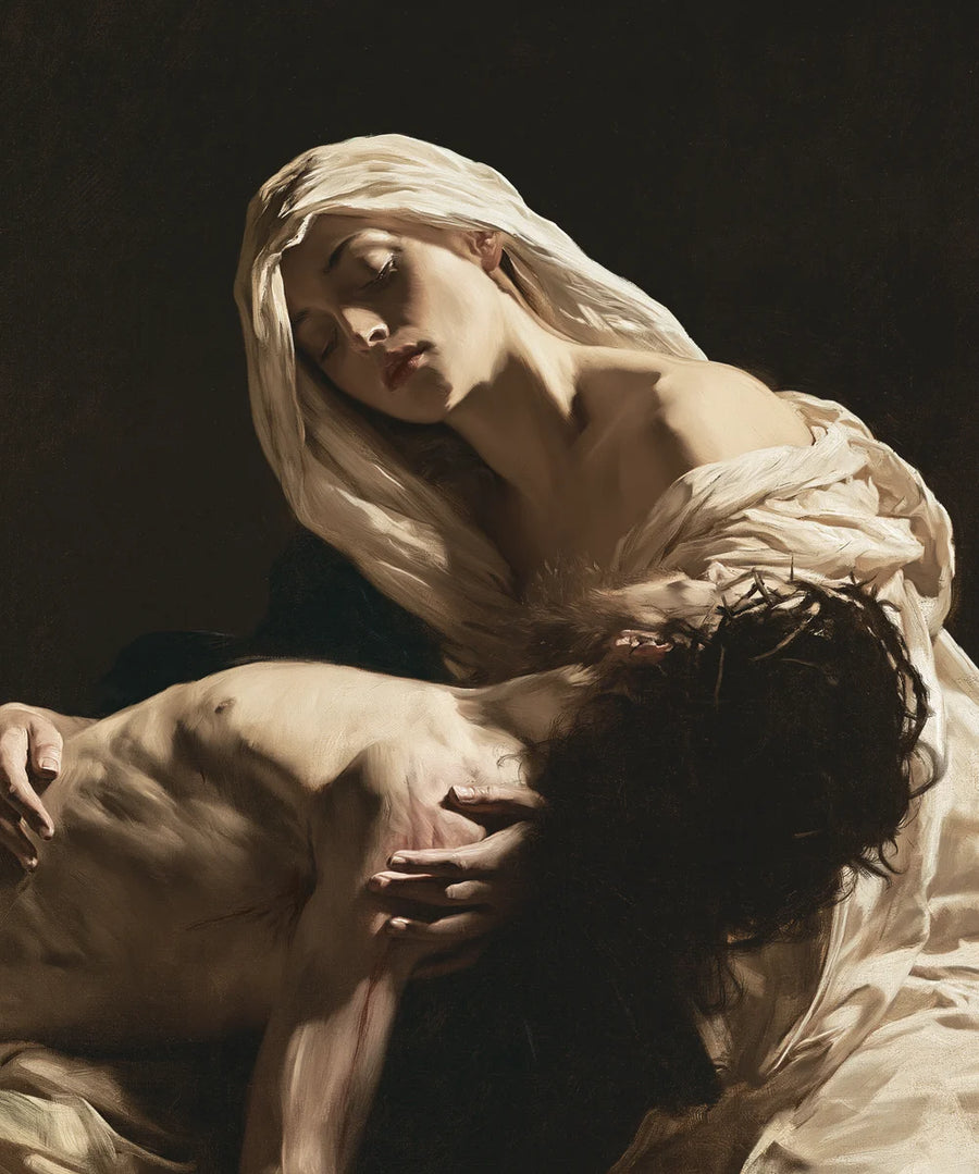 La Pietà - Psychological close-up view · Portrait n° 8 — source artwork — web preview