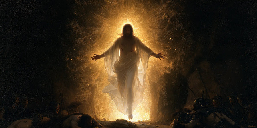 The Resurrection of Jesus Christ - Black and Gold · Landscape n° 15