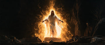 The Resurrection of Jesus Christ - Black and Gold · Landscape n° 19