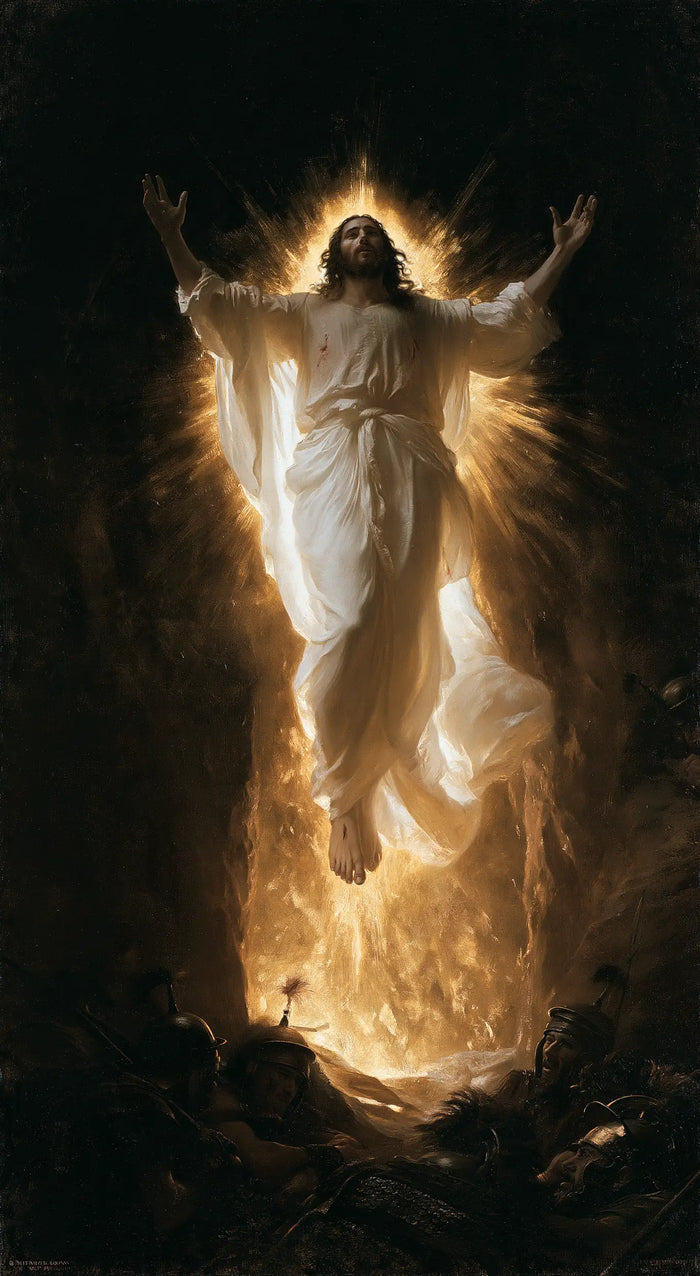 The Resurrection of Jesus Christ - Black and Gold · Portrait n° 7