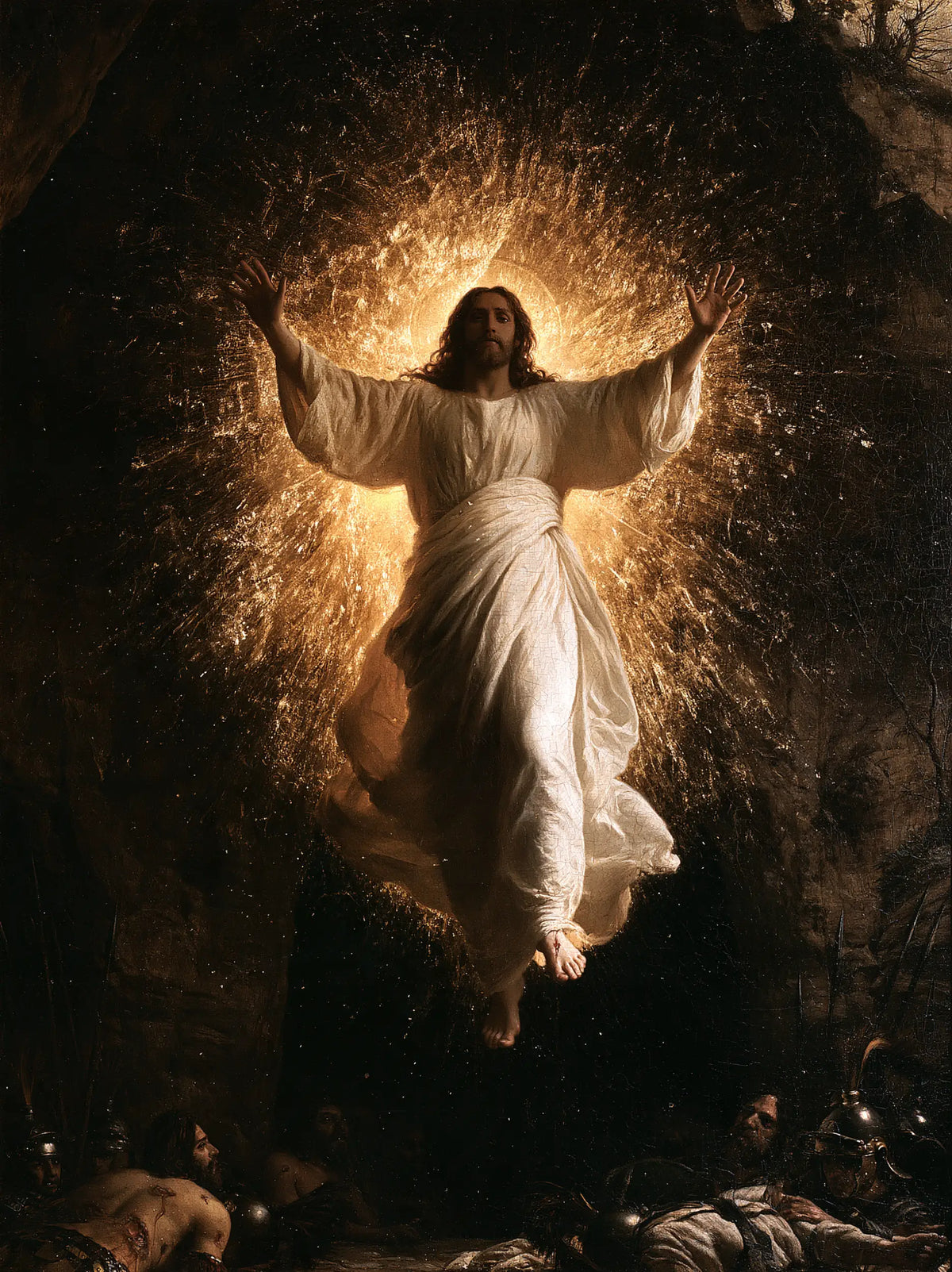 The Resurrection of Jesus Christ — Golden Seeds in the Night