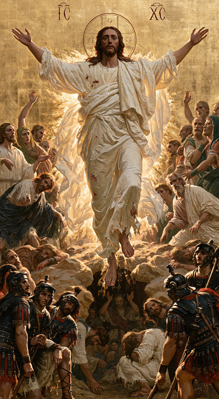 The Resurrection of Jesus Christ — The Presence amid the Procession of Gazes