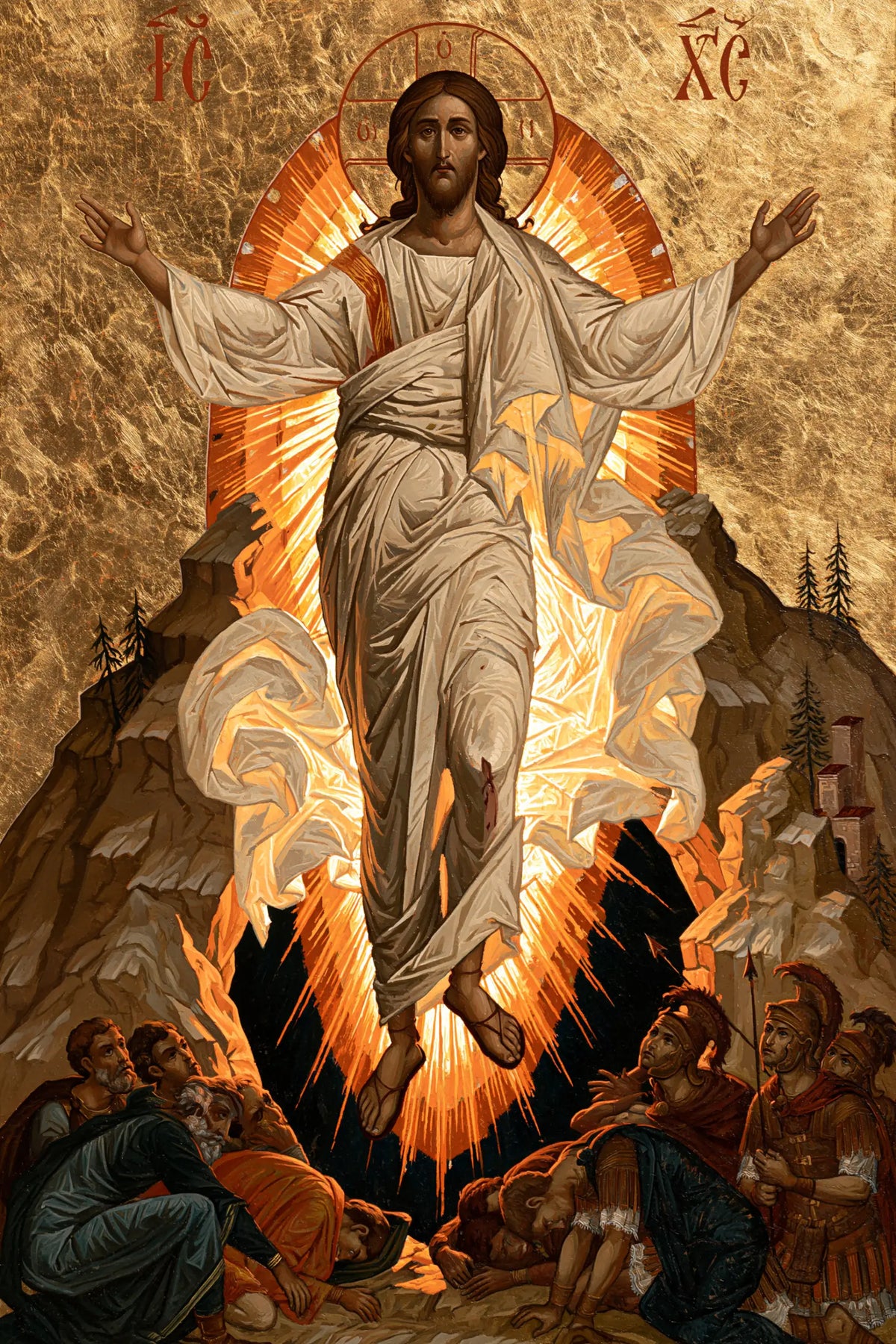 The Resurrection of Jesus Christ — The Black Threshold Ringed with Embers