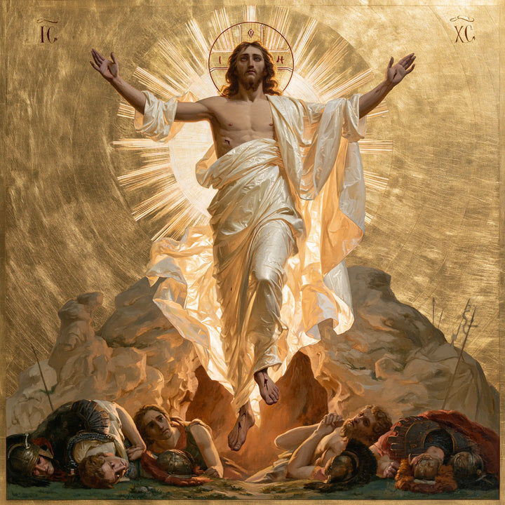 The Resurrection of Jesus Christ - Contemporary Byzantine · Square n° 3