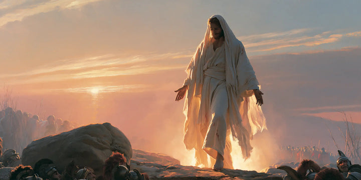 The Resurrection of Jesus Christ — The White Veil before the Low Sun