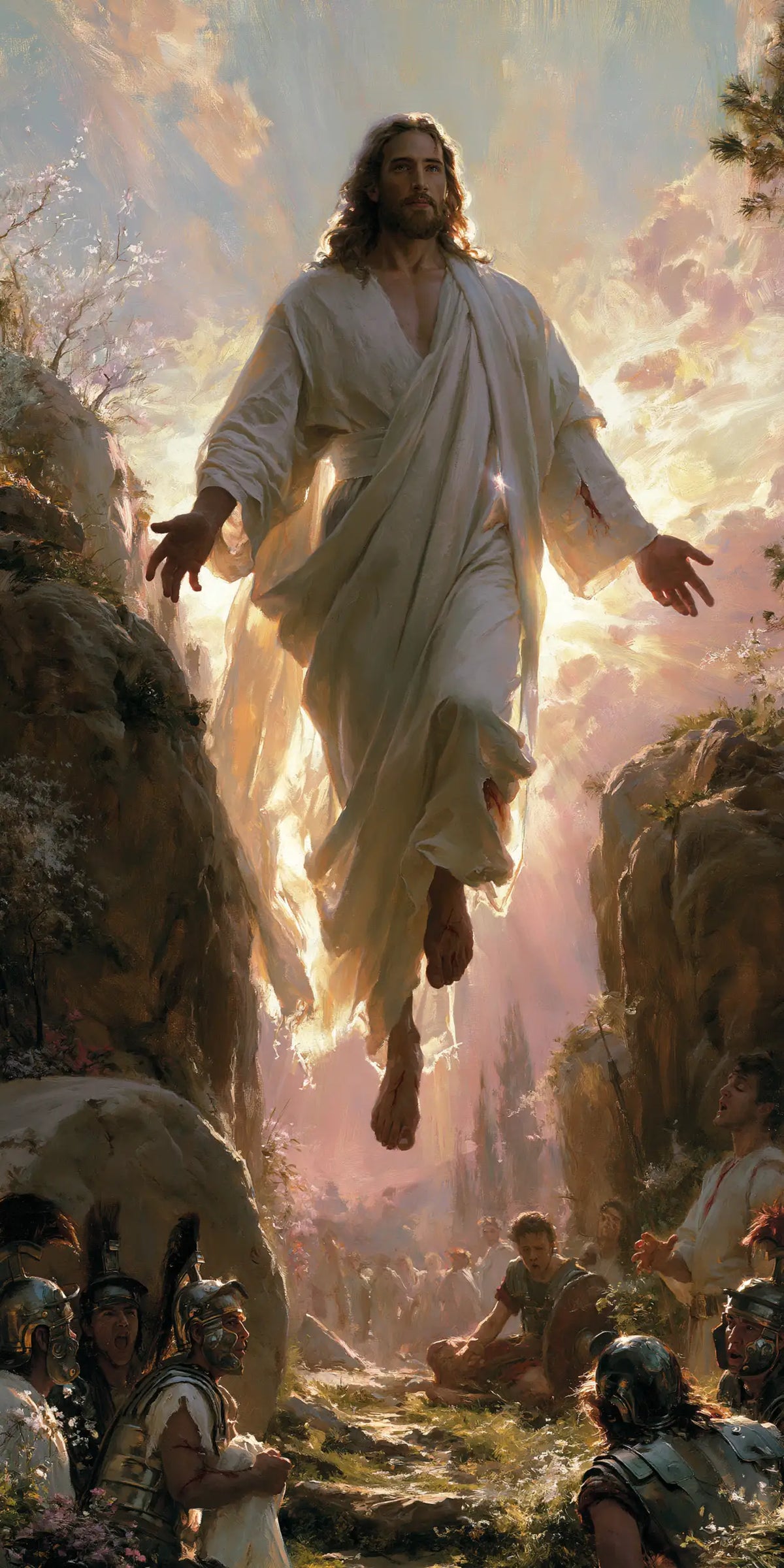 The Resurrection of Jesus Christ — The Bright Passage above the Witnesses