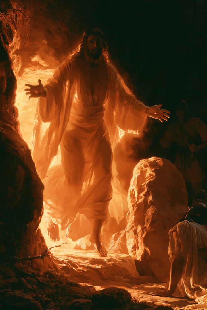 The Resurrection of Jesus Christ — The Cloak in Furnace Reflections
