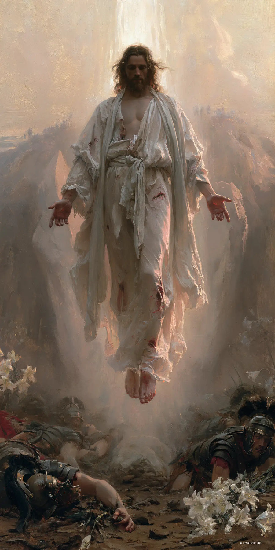 The Resurrection of Jesus Christ - Expressionist · Portrait n° 2