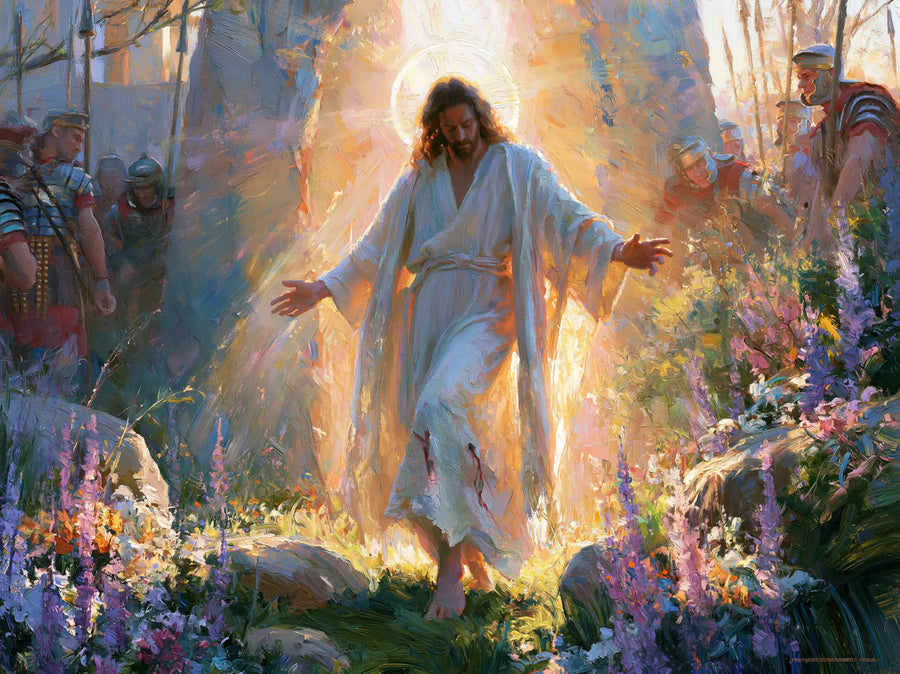 The Resurrection of Jesus Christ - Impressionist · Landscape n° 9