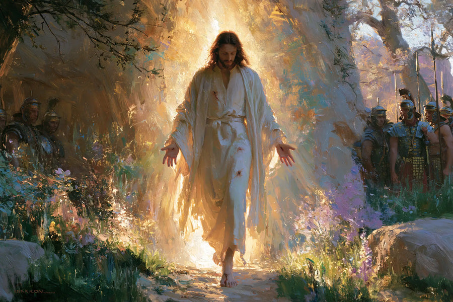 The Resurrection of Jesus Christ - Impressionist · Landscape n° 15