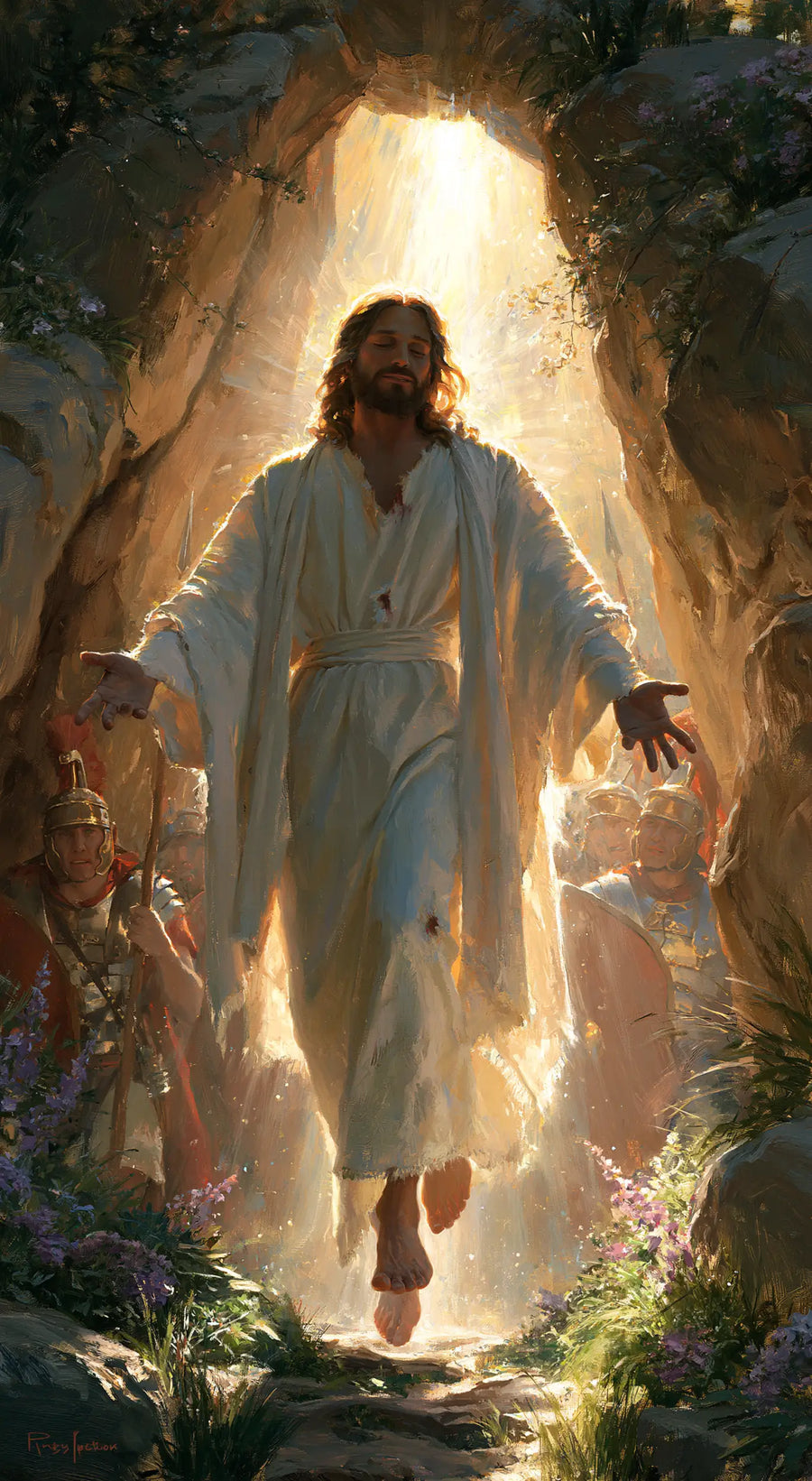 The Resurrection of Jesus Christ - Impressionist · Portrait n° 4