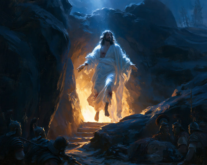 The Resurrection of Jesus Christ - Midnight-blue Chiaroscuro · Landscape n° 7