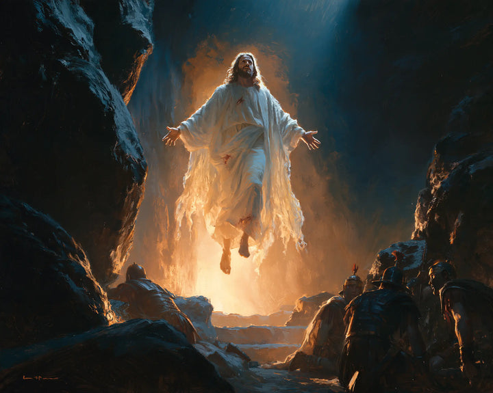 The Resurrection of Jesus Christ - Midnight-blue Chiaroscuro · Landscape n° 8