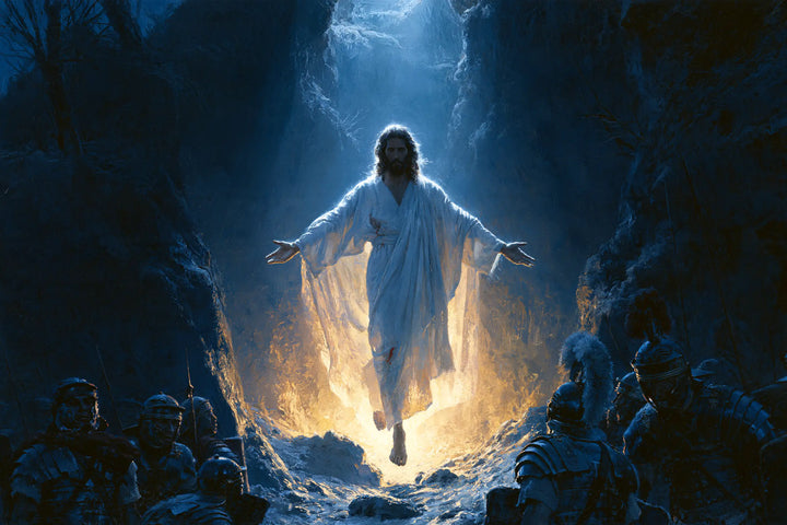 The Resurrection of Jesus Christ - Midnight-blue Chiaroscuro · Landscape n° 13