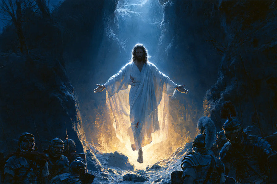 The Resurrection of Jesus Christ - Midnight-blue Chiaroscuro · Landscape n° 13
