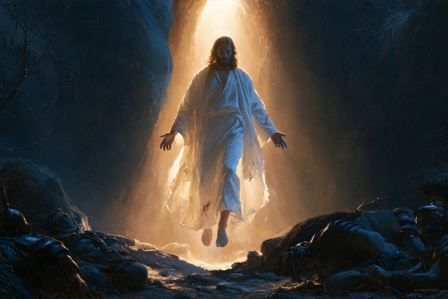 The Resurrection of Jesus Christ - Midnight-blue Chiaroscuro · Landscape n° 16