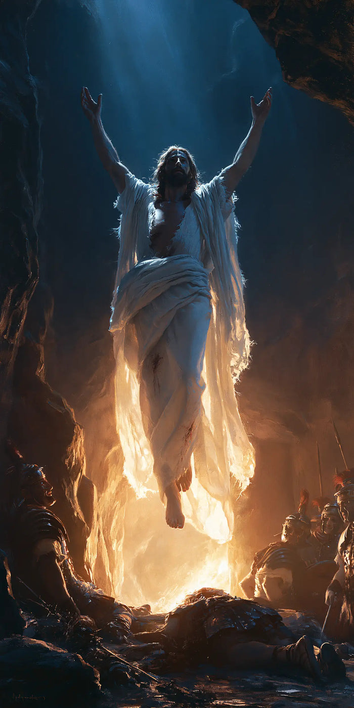 The Resurrection of Jesus Christ — Arms toward the Open Night