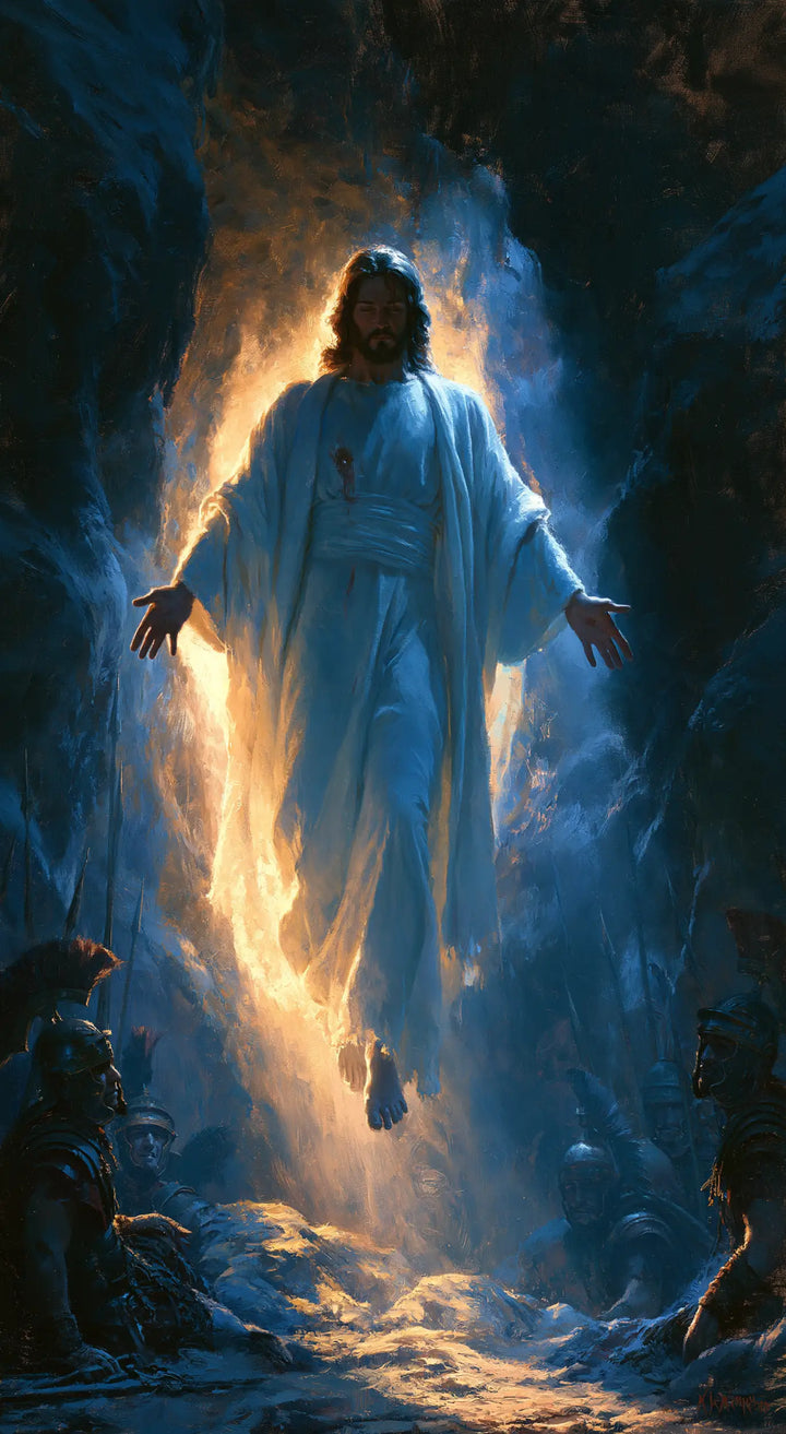 The Resurrection of Jesus Christ - Midnight-blue Chiaroscuro · Portrait n° 7