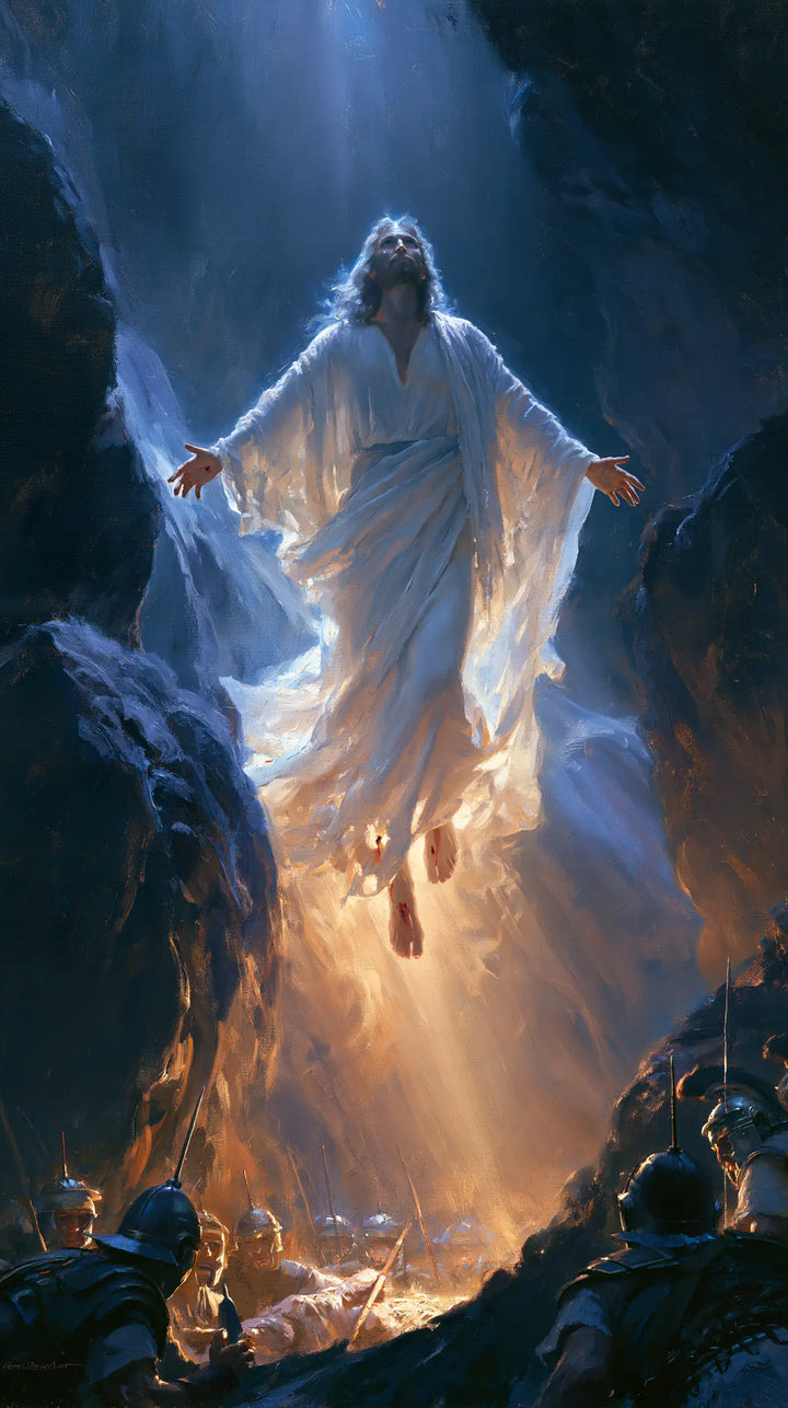The Resurrection of Jesus Christ - Midnight-blue Chiaroscuro · Portrait n° 10