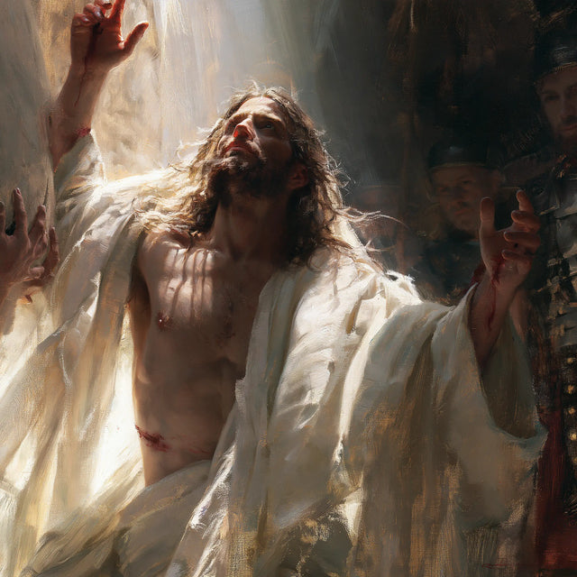 The Resurrection of Jesus Christ - Psychological Close-Up · Square n° 2
