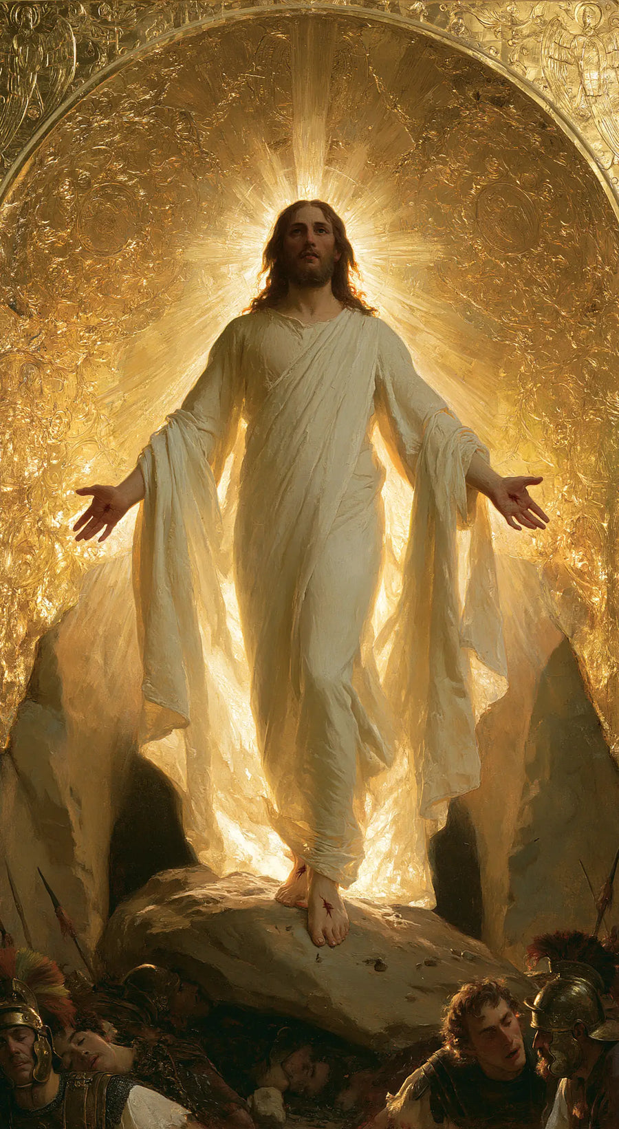 The Resurrection of Jesus Christ - Sacred Gold · Portrait n° 5