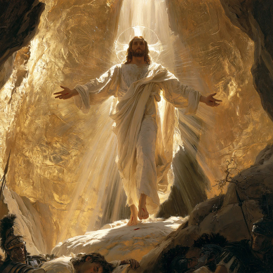 The Resurrection of Jesus Christ - Sacred Gold · Square n° 4