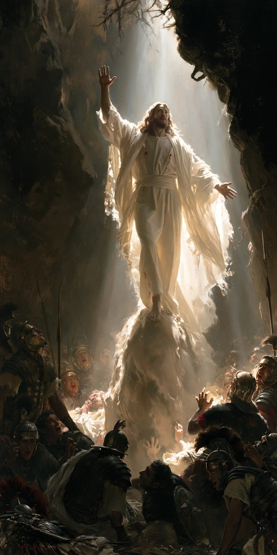 The Resurrection of Jesus Christ - Sacred Monumental View · Portrait n° 2