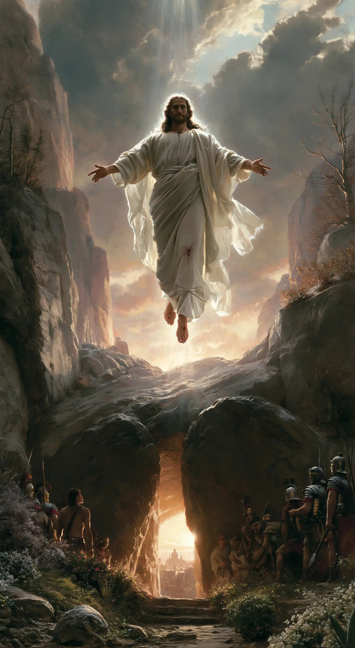 The Resurrection of Jesus Christ — Silence above the Glowing Gate
