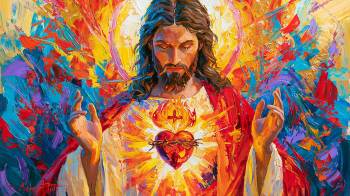Sacred Heart of Jesus – Colour Expressionism · Landscape no. 3
