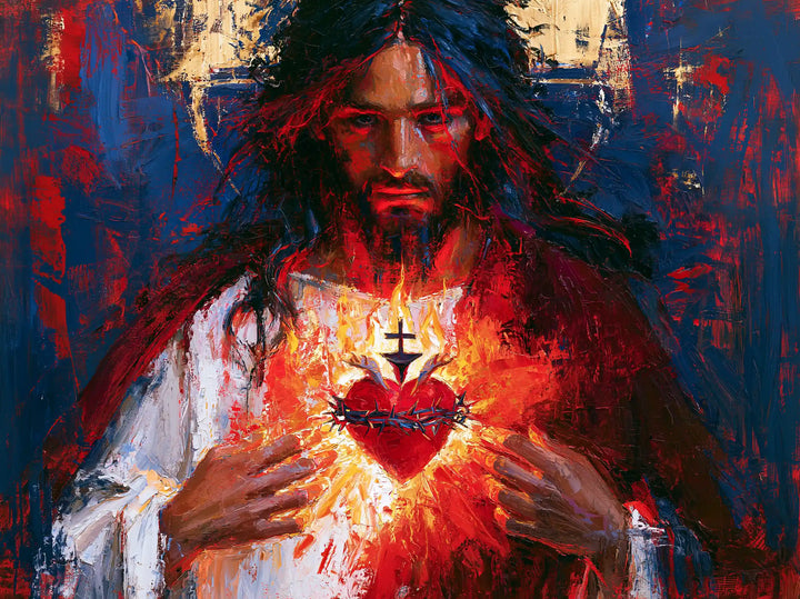 Sacred Heart of Jesus – Expressionist · Landscape no. 2